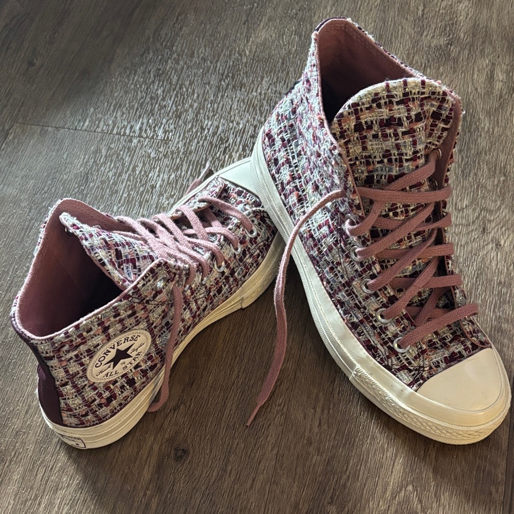 Converse Women’s Limited Edition Sparkly Tweed High-tops